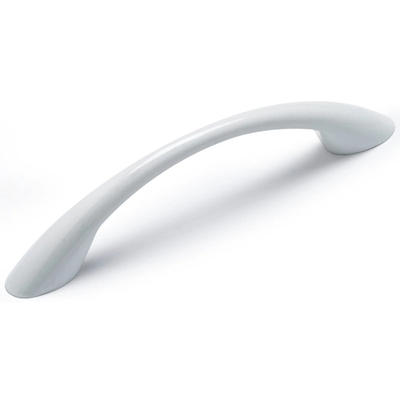 Contemporary Pull - 3-3/4" Center-to-Center - 9/16" W x 5-3/16" L - White